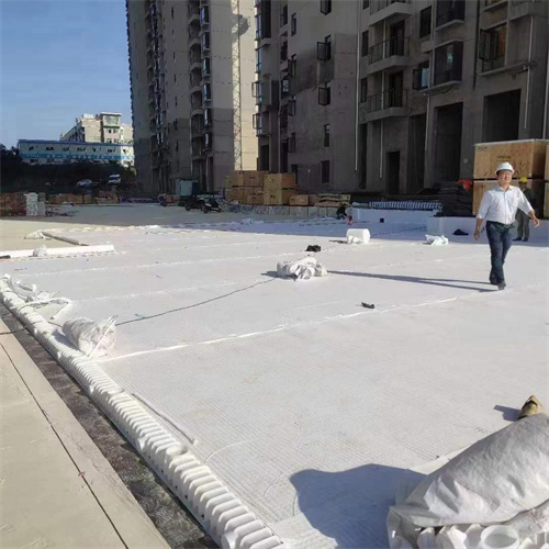 虹吸排水闆施工現場